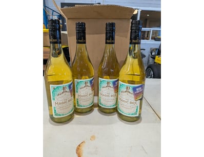 Lot of four bottles of The Magic Box Sauvignon Bla...
