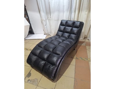 Sofa, Leather Style, Black Finish

Dimensions H:...