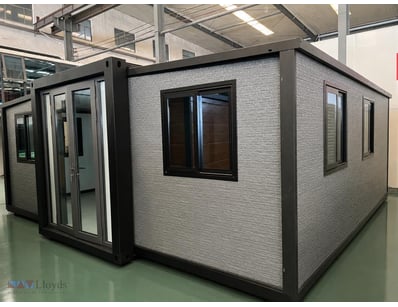 2 Room 6m x 5.8m Expandable Building

Grey Composi...