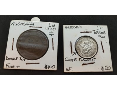 UNRESERVED Banknotes & Coins (A998) - Lot 1077