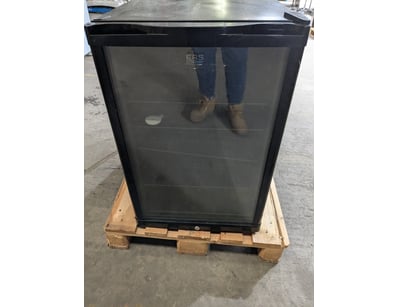 ERS Energy compact beverage cooler with glass door...