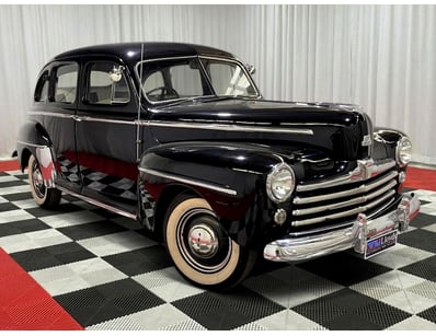 <b>1947 Ford Super Deluxe Sedan - Black - 1,999 Mi...