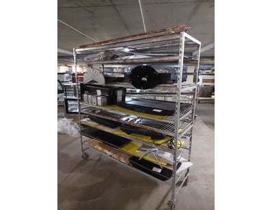 Industrial rack, items not included.