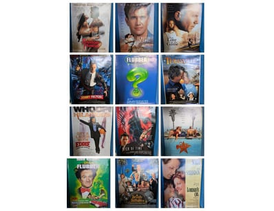 COLLECTION OF MOVIE POSTERS, INCLUDING FLUBBER, TE...