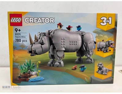 LEGO CREATOR 3-IN-1 MAJESTIC RHINO SET 31171

Lego...