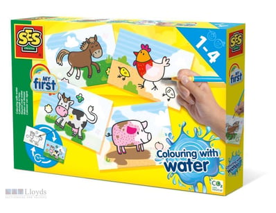 RRP $22.95 Colouring With Water - Farm Animals 

M...