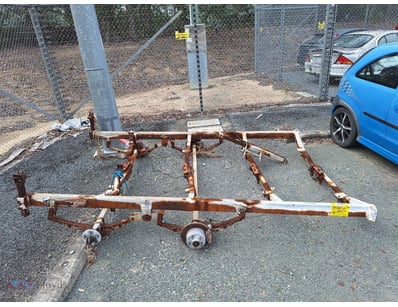 Dual Axle Trailer Chasis Only, No Wheels, No Draw ...