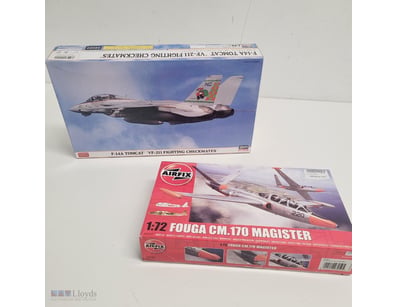 VINTAGE AIRCRAFT MODEL KIT COLLECTION - F-14A TOMC...