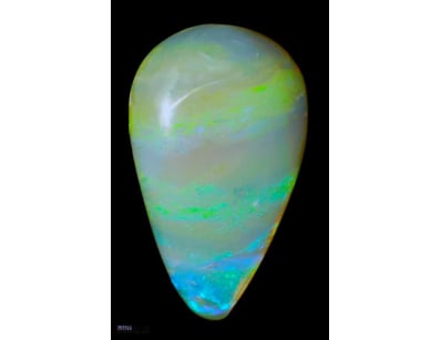 18 CARATS LIGHTNING RIDGE CRYSTAL OPAL. 31X19X4   ...