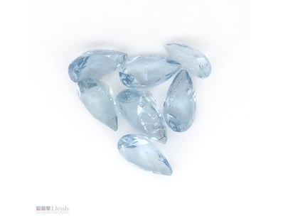 7.90CT TSW X 7, NATURAL BERYL AQUAMARINES     

Ov...