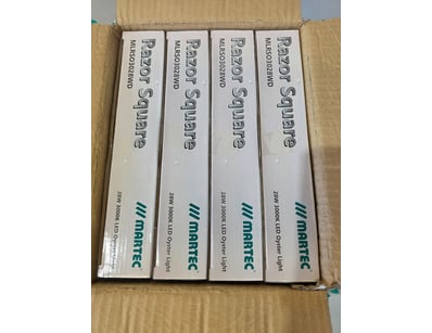 RRP $399.80 BULK LOT - QTY x4 Martec Razor Square ...