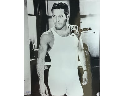 BLACK-AND-WHITE PORTRAIT PHOTOGRAPH OF ACTOR PAUL ...