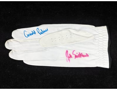 JACK NICKLAUS & ARNOLD PALMER SIGNED GOLF GLOVE
...