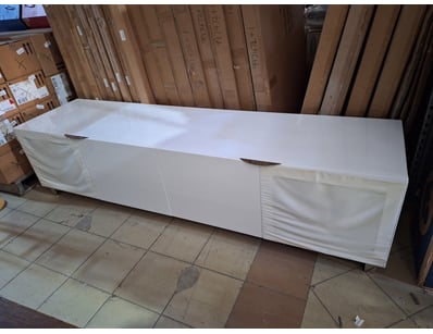 Entertainment Unit, Timber Style, White Finish 
...