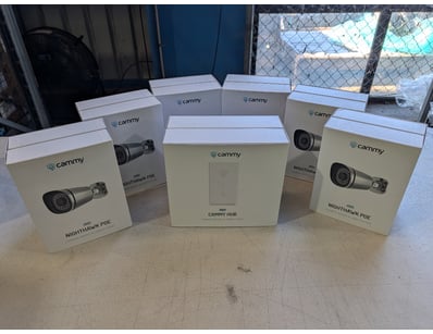 Cammy home security system bundle comprising 1x Ca...