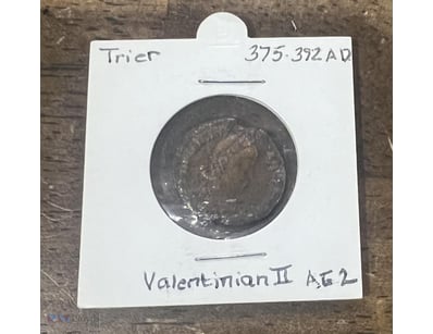 375-392 AD TRIER VALENTINIAN II COPPER RARE ROMAN ...