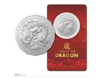 2024 AUSTRALIA LUNAR YEAR OF THE DRAGON 50C CENTS ...