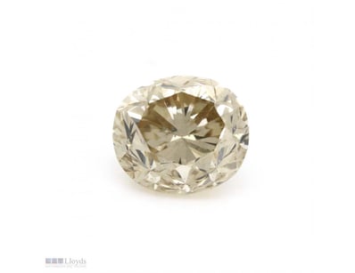 1.05CT CERTIFIED, FANCY YELLOW/BROWN NATURAL DIAMO...