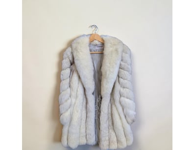 EUGENE AUSTRALIA ON COAT WITH EMBROIDERED SILK LIN...