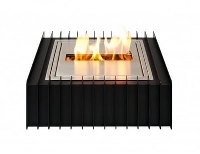 Bioethanol Fireplace – Ecoflames Grate Square– Dec...