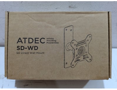 ATDEC SD-WD SD Direct Wall Mount bracket system. F...