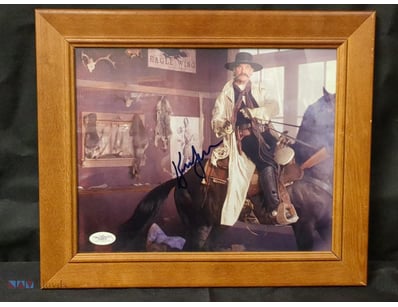 AUTOGRAPHED PHOTOGRAPH OF KURT RUSSELL.

Item Size...