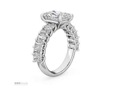 3.38 CARATS DIAMOND ENGAGEMENT RING IGI CERTIFIED ...