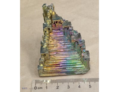 LARGE 175 GRAM BISMUTH CRYSTAL. ELEMENT #83 ON PER...