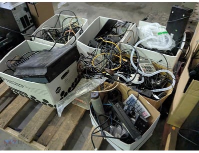 Assorted Pallet, Display Cables, Office Phone, Len...