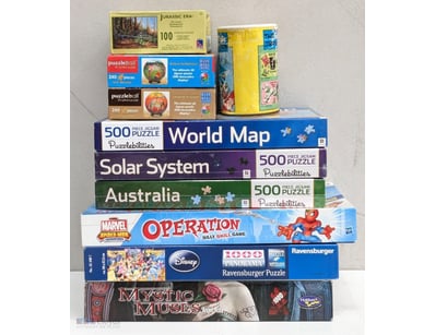 COLLECTION OF VINTAGE PUZZLES AND GAMES

Item Size...