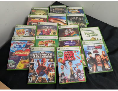 XBOX 360 GAME COLLECTION - TITLES INCLUDING LICENS...