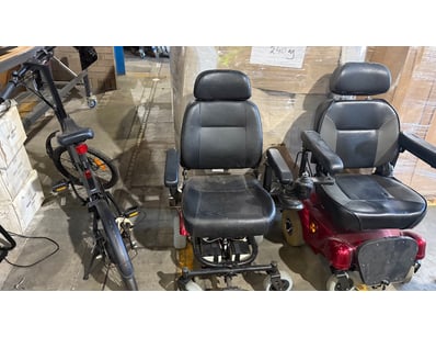 Assorted lot including mobility chairs and electro...