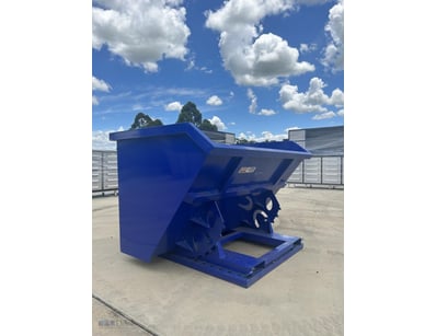 Unused 1.5 Cubic Yard Self Tipping Skip Bin To Sui...