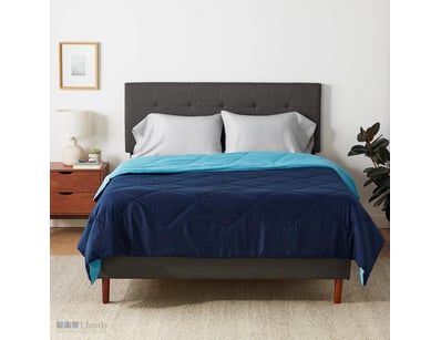 Basics Reversible Lightweight Microfiber Comforter...