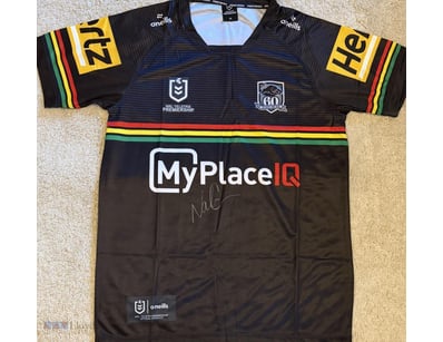 NATHAN CLEARY SIGNED PANTHERS JERSEY

A Penrith Pa...