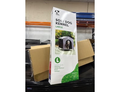 Soft Dog Kennel, Large, Fido & Fletch, Canvas, Qua...