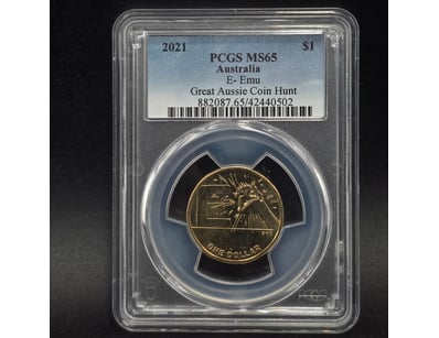 2021 AUSTRALIAN $1 COIN PCGS GRADED

Pcgs Ms65
...
