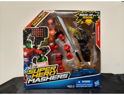 MARVEL SUPER HERO MASHERS DEADPOOL ACTION FIGURE S...