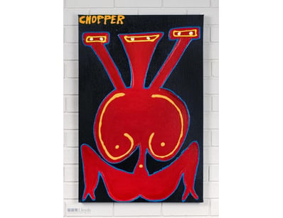 MARK BRANDON 'CHOPPER' READ

Original Mixed Media ...