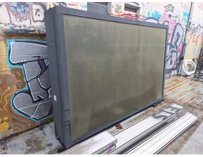Sign Box/Screen Box, Black Aluminium Frame, Perspe...