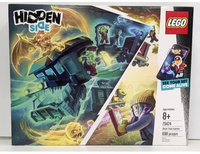 LEGO Hidden Side Ghost Train Express Set 70424. Th...