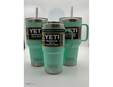 Yeti 20/35oz Traveller Mug - Seafoam - New - Thres...