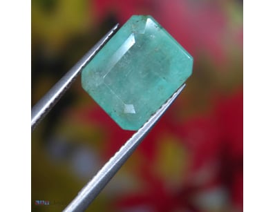 2.835CT NATURAL COLOMBIAN EMERALD — MEDIUM GREEN, ...