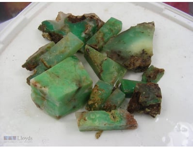 ¼ KILO AUSTRALIAN ROUGH CHRYSOPRASE        

Condi...