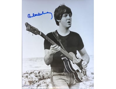 PHOTOGRAPH OF PAUL MCCARTNEY FROM THE BEATLES, PIC...
