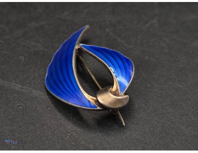 ALBERT SCHARNING (1875-1950) VINTAGE NORWEGIAN SIL...