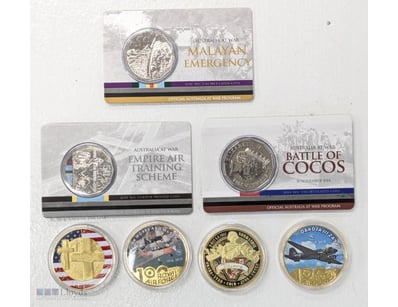 AUSTRALIA AT WAR COMMEMORATIVE COIN COLLECTION - R...
