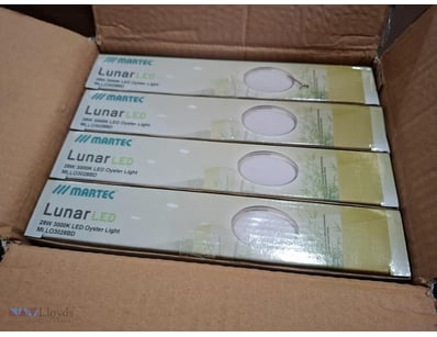 RRP $479.80 BULK LOT - QTY 4  Martec Lunar Brushed...