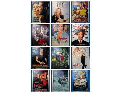 COLLECTION OF MOVIE POSTERS, INCLUDING THREE COLOU...