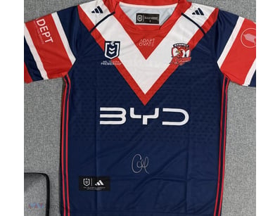 COOPER CRONK SIGNED ROOSTERS JERSEY

A Roosters Je...